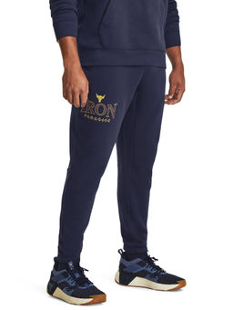 Under Armour - UA Project Rock Rival Fleece Blue Joggers