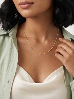 GIVA - Golden Link Up Box Chain
