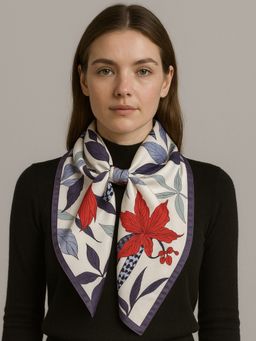 Alvaro Castagnino - Women White Printed Polyester Stole