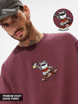 The Souled Store - Originals Beer Doggo Men Oversized T-Shirt