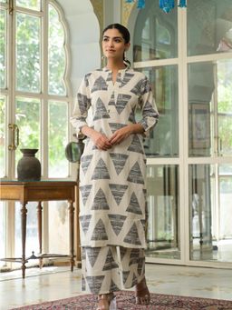 Aravalii - Black Tribal Vibes Co-Ord Set