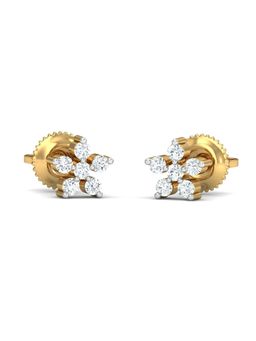 KuberBox - 18K Blime Stud Earrings