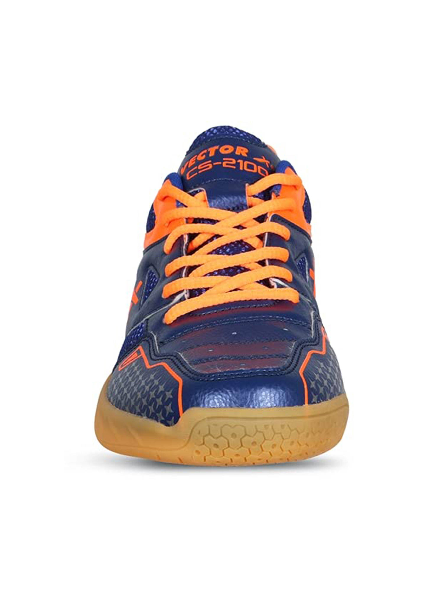 Buy Vector X Cs-2100 Court Shoes for Men (blue-orange) Online