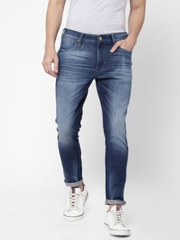 Wrangler - Men Solid Blue Jeans