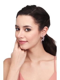 Anvik - Pink Petal Drop Earrings