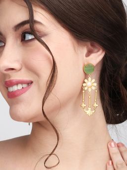 Anvik - Pastel Bloom Pearl Dangler Earrings