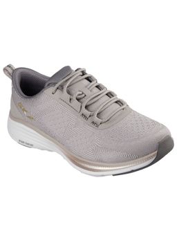 SKECHERS - Grey D'lux Comfort 2.0 Highkey Lace Up Sneakers