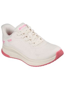 SKECHERS - White Bobs Squad 4 Staple Look Sneakers