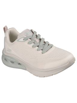 SKECHERS - Cream Bobs Arc Waves 2.0 Now In Lace Up Sneakers