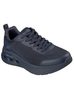 SKECHERS - Navy Blue Bobs Arc Waves 2.0 Class Rank Lace Up Sneakers