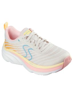 SKECHERS - Cream D'Lux Vapor Cool Breeze Lace Up Sneakers