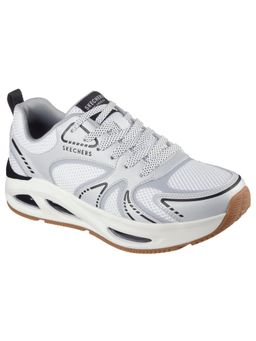 SKECHERS - Grey Uno Ego Aurair Lace Up Sneakers