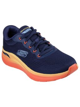 SKECHERS - Navy Blue Arch Fit 2.0 Lace Up Sneakers