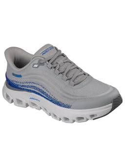 SKECHERS - Grey Arch Fit Glide Step Wave Sneakers