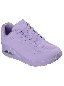 SKECHERS - Purple Uno Stand On Air Lace Up Sneakers