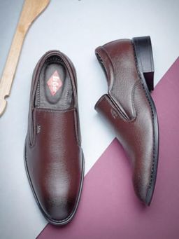 Lee Cooper - Brown Slip-On Loafers