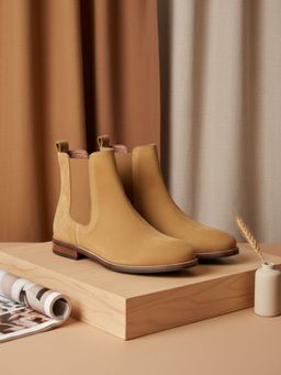 EZOK - Tan Leather Boots