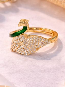Estele - Rajani Morbagh White Gold Peacock Ring