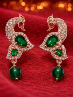 Estele - Shringar - Morbagh Ruby Pink Pearl Earrings