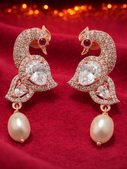 Estele - Alankara - Morbagh White Drop Earrings