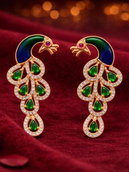 Estele - Swarnika - Morbagh Green CZ Studs