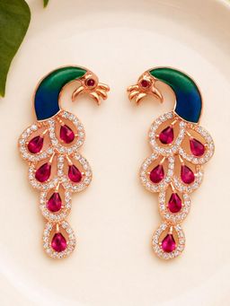 Estele - Alankara - Morbagh Pink Drop Earrings