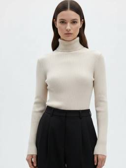 Outzidr - Women Beige Polyester Textured Top