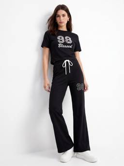 Outzidr - Black Printed Co-Ords