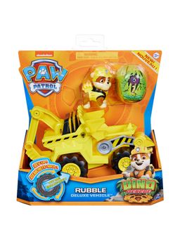 Paw Patrol - Dino Rescue Rubbles Deluxe Rev Up Vehicle with MysteryDinosaurFigure