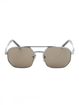 PRADA - Silver Geometric Sunglasses