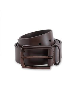 United Colors of Benetton - Men Leather Belt - Badin - Brown
