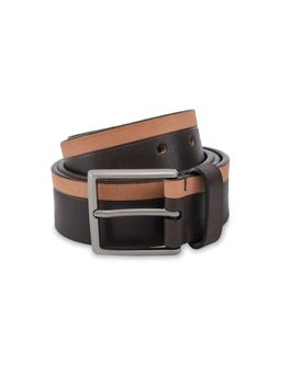 United Colors of Benetton - Men Leather Belt Dual Tone Brown