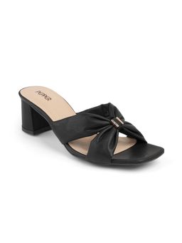 PEPPER - Women Block Sandal Heels - Black