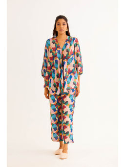 NORN - Abstract Wide Pants