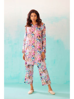 NORN - Floral Low Back Shirt