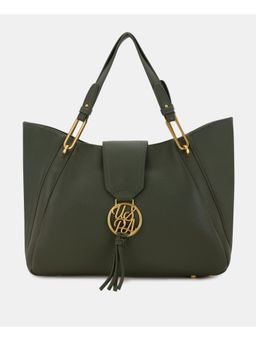 U.S. POLO ASSN. - Aurora Olive tote Handbag with Laptop Compartments