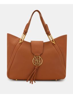 U.S. POLO ASSN. - Aurora Tan tote Handbag with Laptop Compartments