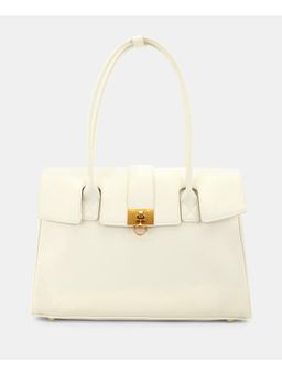 U.S. POLO ASSN. - Women Off White Uspa Aspen Elegant Satchel Bag
