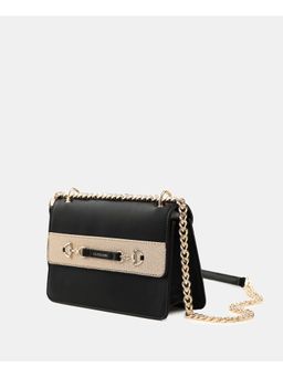 U.S. POLO ASSN. - Women Black Uspa Anya Crossbody Convertible Sling Bag