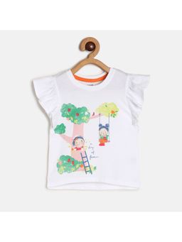 MINI KLUB - Baby Girls White Knit Top