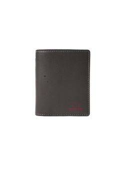 Brown Bear - Men's Premium Grey Leather Tri-Fold Wallet