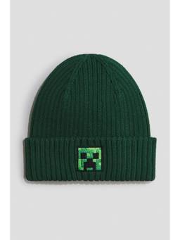 H&M - Boys Green Appliqued Beanie