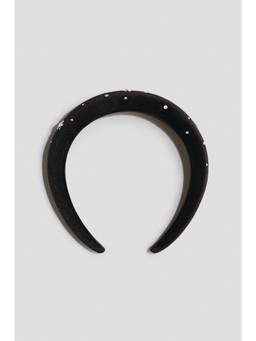 H&M - Girls Black Embellished Alice Band