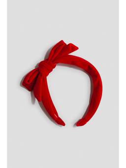 H&M - Girls Red Bow-Decorated Alice Band