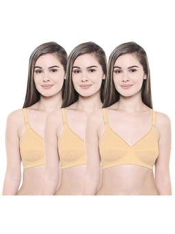 Bodycare - Pack of 3 Perfect Coverage Bra In Skin Colour