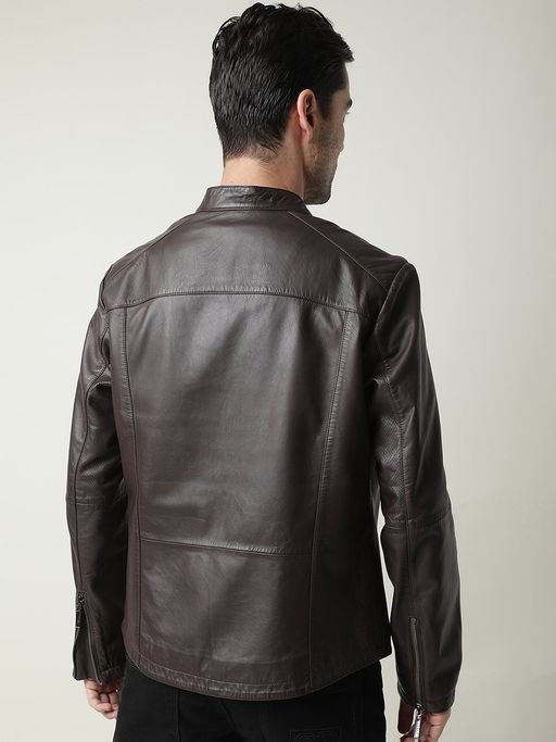 Buy RARE RABBIT Dreder Brown Jacket Online