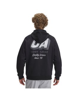 Under Armour - Men's Rival Fleece Hbr Logo Hoodie-Black