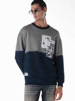 Jack & Jones - Men's Regular Fit Blue Sweatshirt