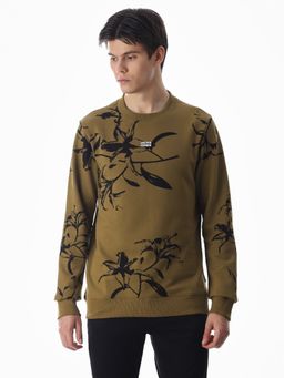 Jack & Jones - Men's Regular Fit Brown Sweatshirt