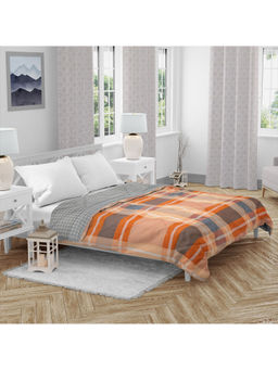 HomeTown - Fiesta Micro Double Comforter in Grey Colour